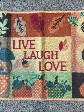 Live Laugh Love Doormat / Small Rug / Kitchen Mat